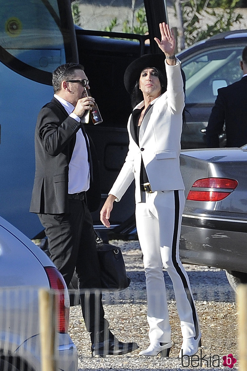 Mario Vaquerizo en la boda de Alejandro Amenábar y David Blanco