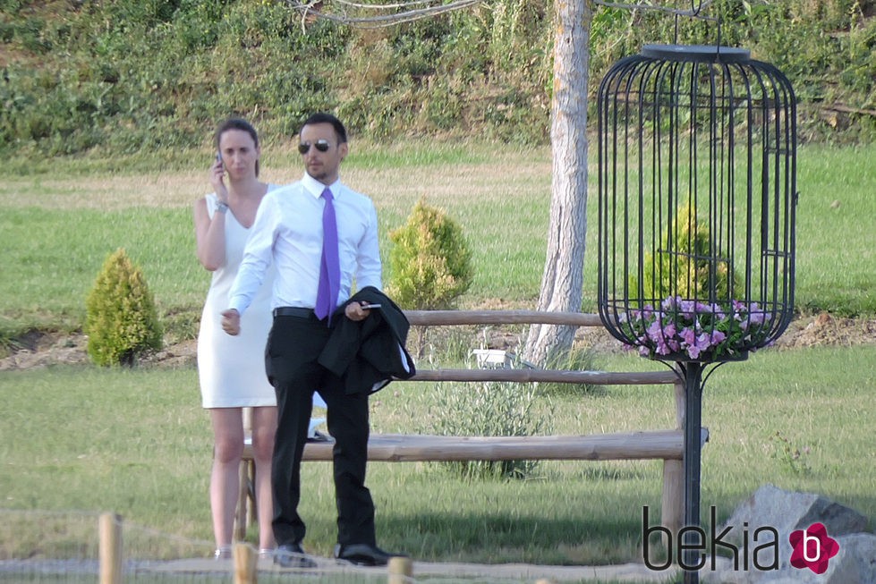 Alejandro Amenábar en su boda