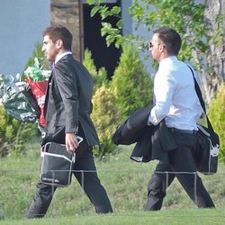 Alejandro Amenábar y David Blanco en su boda