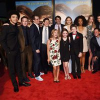 El elenco de 'Ciudades de Papel' en el estreno de la película de Nueva York