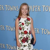 Meg Crosbie en la premiere de 'Ciudades de Papel' en Nueva York