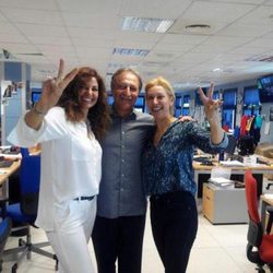 Mariló Montero, Teresa Viejo y Paco Lobatón en 'La Mañana de La 1'