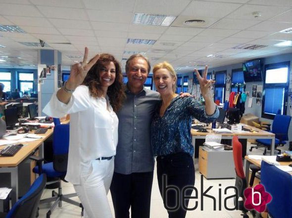 Mariló Montero, Teresa Viejo y Paco Lobatón en 'La Mañana de La 1'