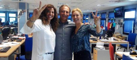 Mariló Montero, Teresa Viejo y Paco Lobatón en 'La Mañana de La 1'