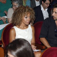 Hugo Silva y Mary Ruiz en el concierto de Raphael en Madrid