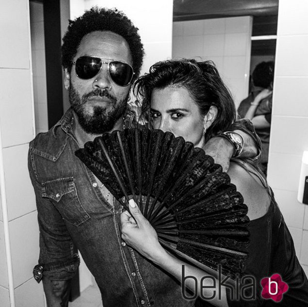 Penélope Cruz y Lenny Kravitz en el Startlite de Marbella