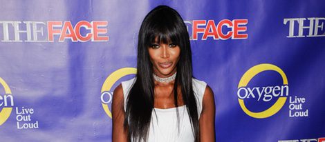 Naomi Campbell en la premiere del programa 'The Face'