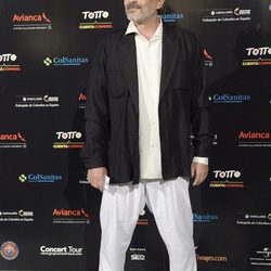 Miguel Bosé en el concierto de Juanes en Madrid