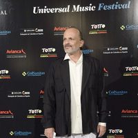 Miguel Bosé en el concierto de Juanes en Madrid