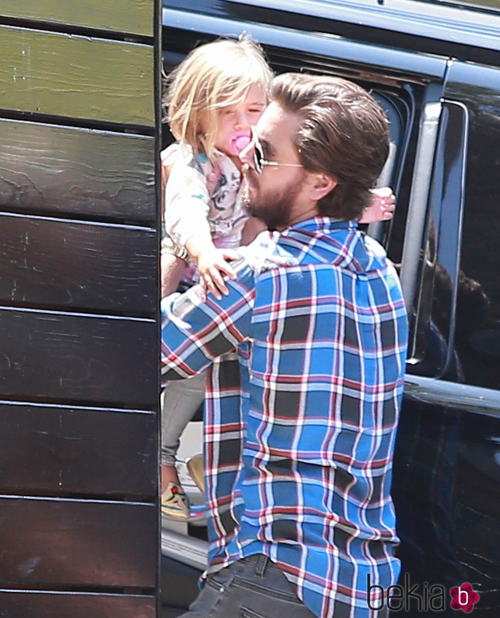 Scott Disick con su hija Penelope