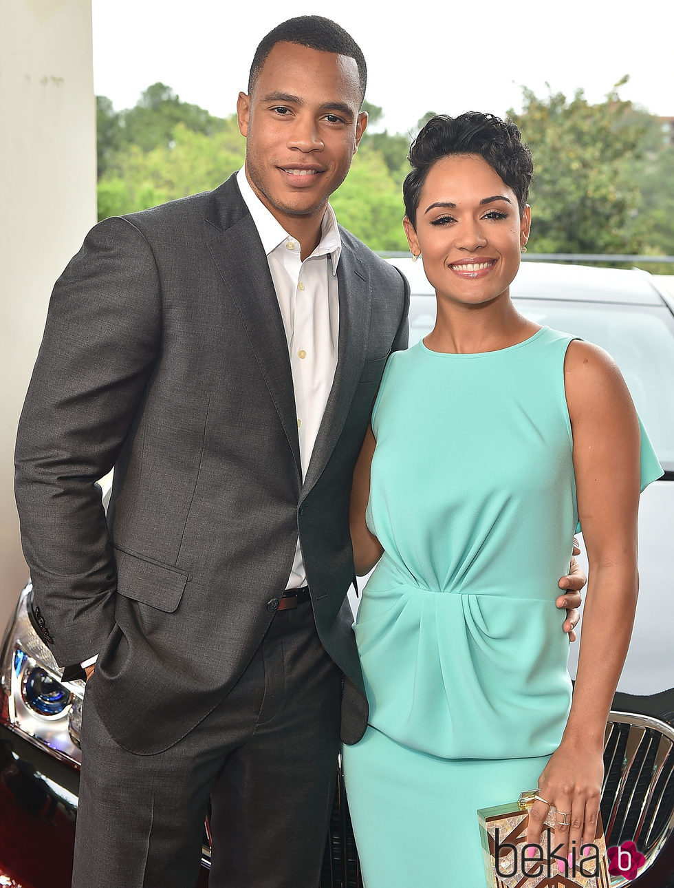 Trai Byers y Grace Gealey en la alfombra roja