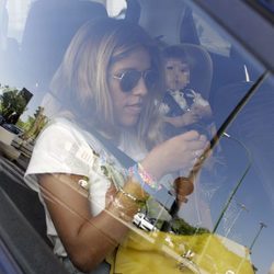 Chabelita con su hijo Alberto antes de ir a Cantora para reencontrarse con Isabel Pantoja