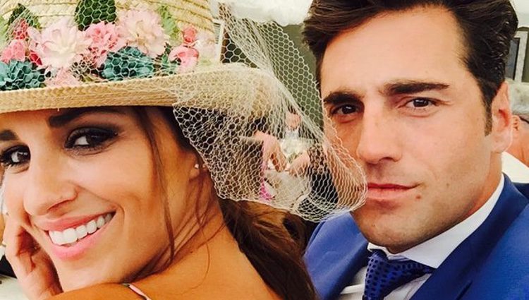 Paula Echevarría y David Bustamante en la boda del hermano del cantante