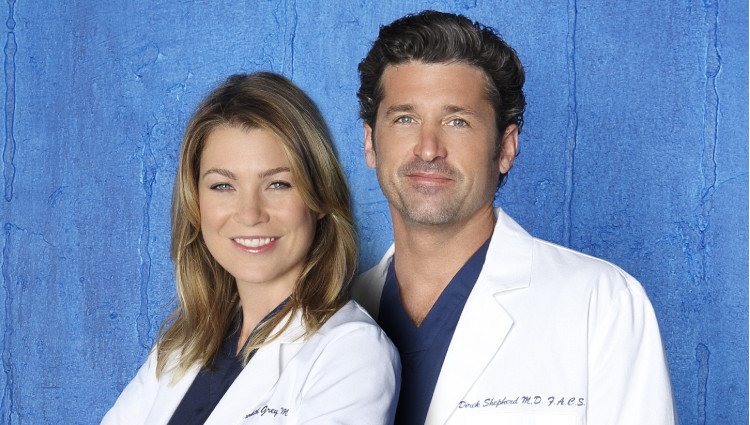 Ellen Pompeo y Patrick Dempsey en una imagen promocional de 'Anatomía de Grey'