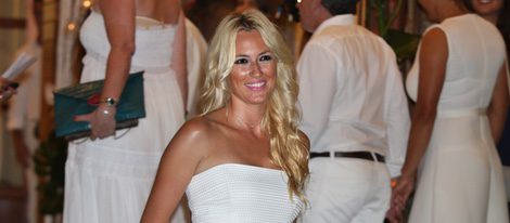 Carolina Cerezuela en la cena de armadores de Mallorca