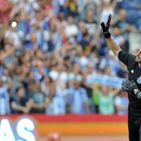 Iker Casillas en el partido Porto-Napolés