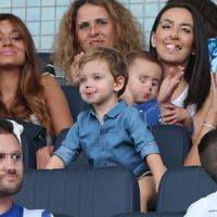 Martín Casillas, muy pillo junto a Sara Carbonero en el partido Porto-Napolés