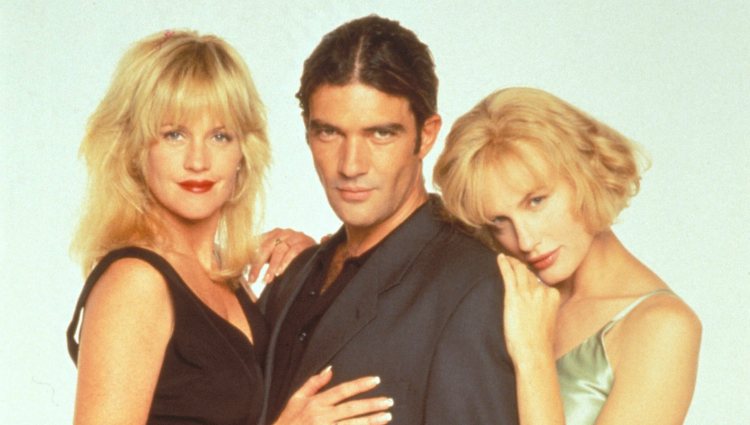 Melanie Griffith, Antonio Banderas y Daryl Hannah en 'Two Much'