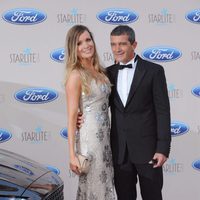 Antonio Banderas y Nicole Kimpel en la Gala Starlite 2015