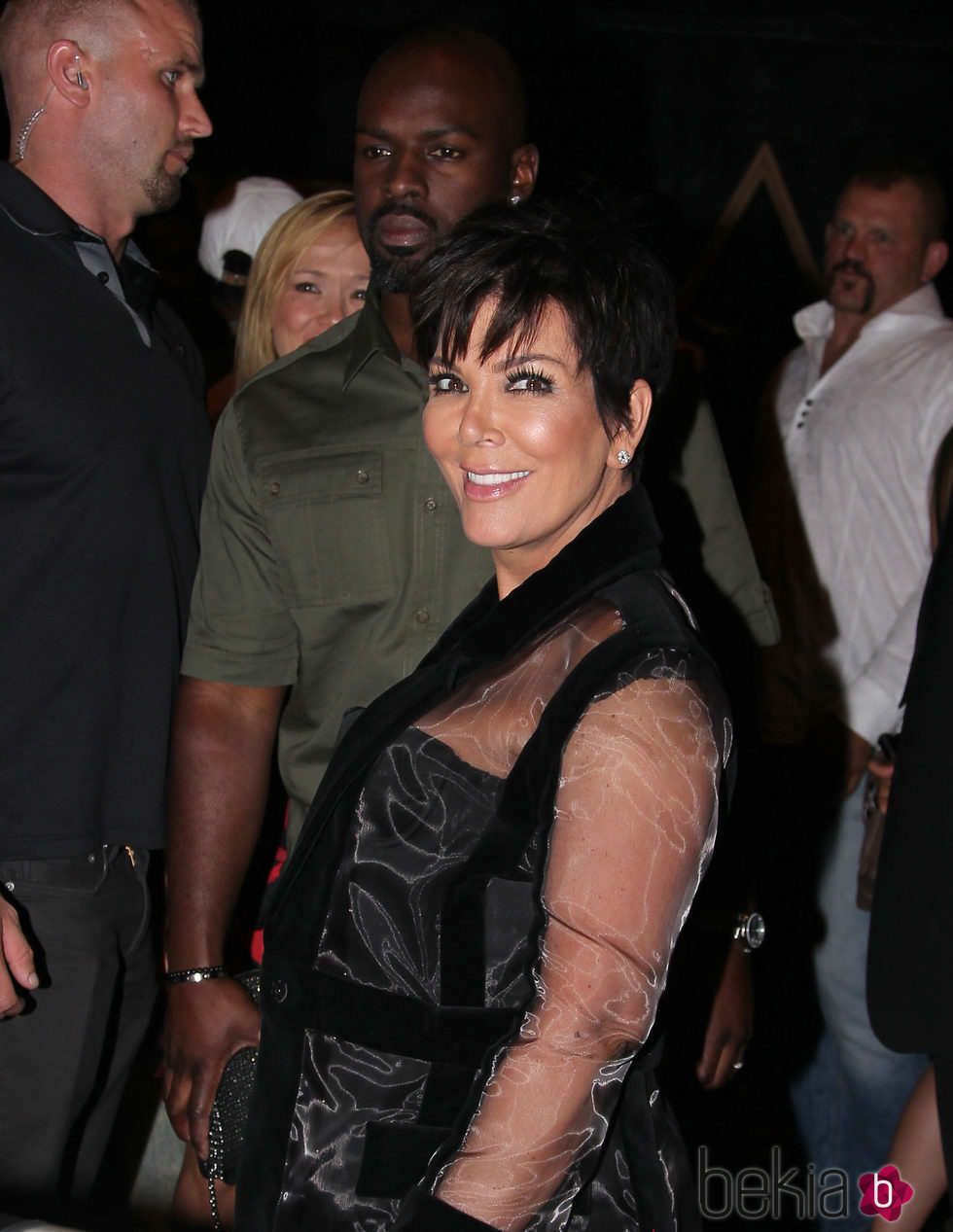 Kris Jenner en la fiesta de cumpleaños de Kylie