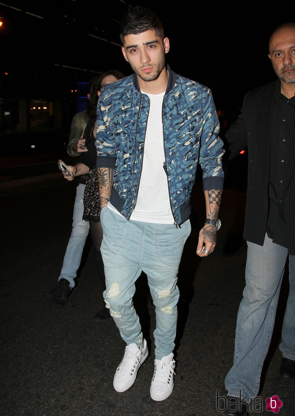 Zayn Malik en la fiesta de cumpleaños de Kylie Jenner