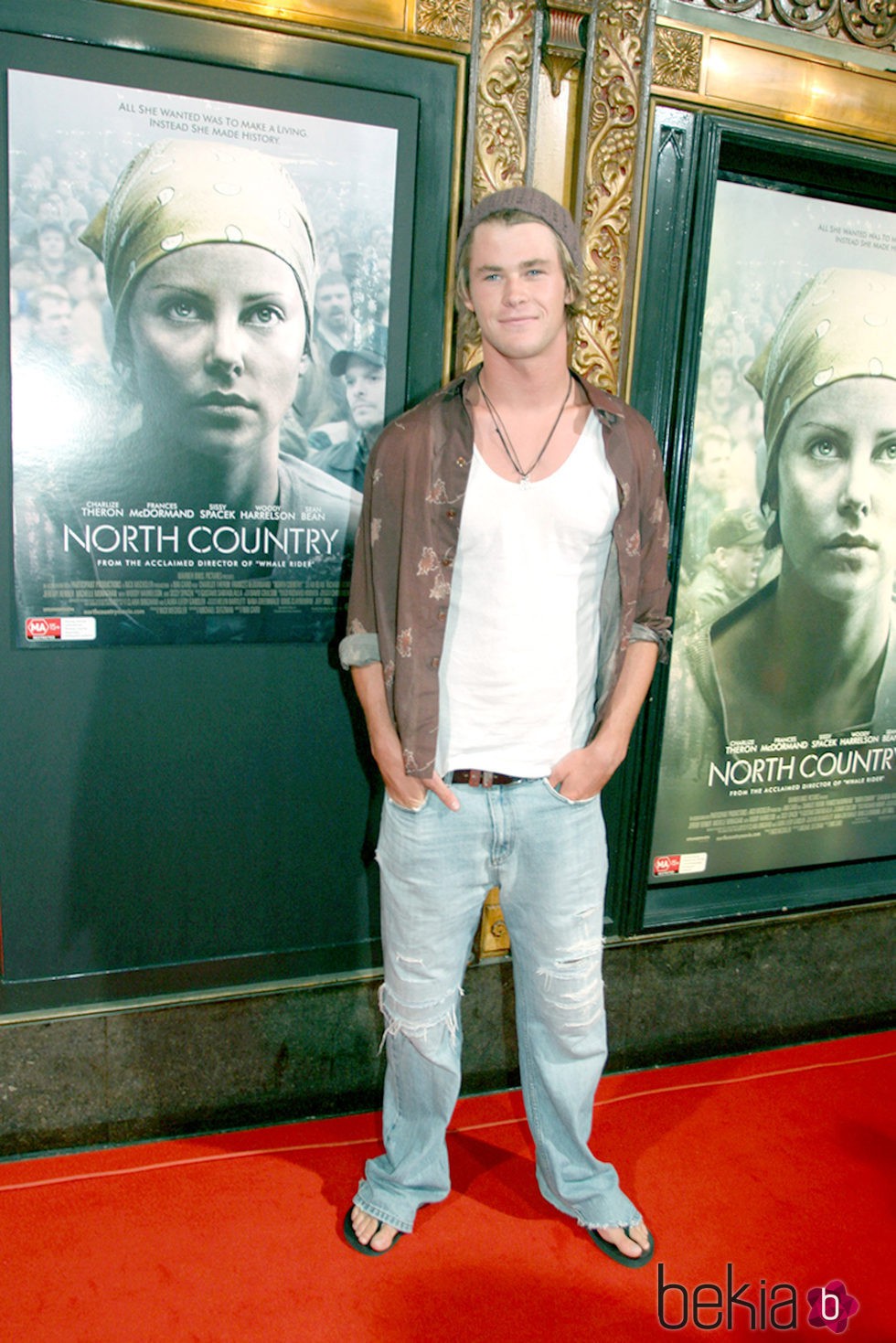 Chris Hemsworth en la premiere de 'North Country' en Sidney