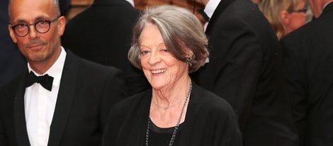 Maggie Smith en un homenaje a 'Downton Abbey' en Londres