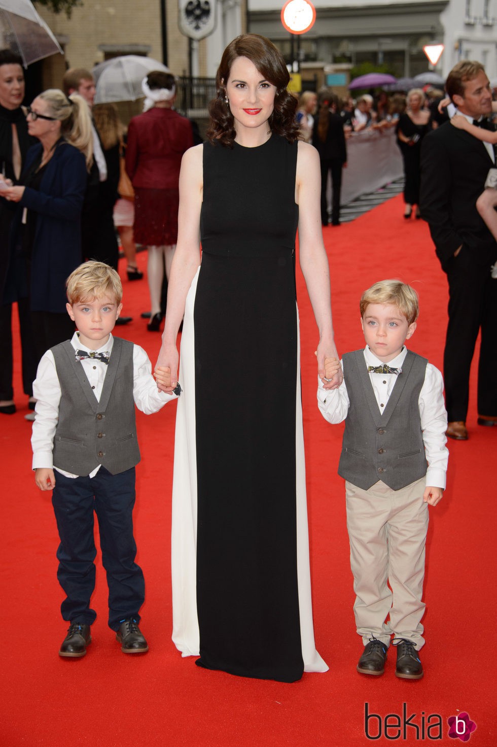 Michelle Dockery en un homenaje a 'Downton Abbey' en Londres