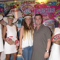 Fonsi Nieto y Marta Castro en la fiesta Flower Power 2015 de Ibiza