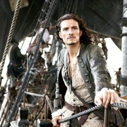 Orlando Bloom en 'Piratas del Caribe: El cofre del hombre muerto'