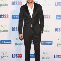 Mario Casas en la presentación de la película 'Los 33' en México