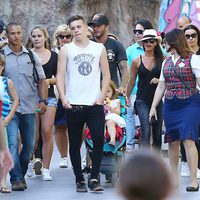 Los Beckham disfrutan de un día en familia en Disneyland