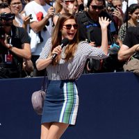 Lake Bell en la presentación de Rafa Nadal como imagen de Tommy Hilfiger