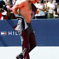 Rafa Nadal se queda sin ropa en un evento de Tommy Hilfiger en Nueva York