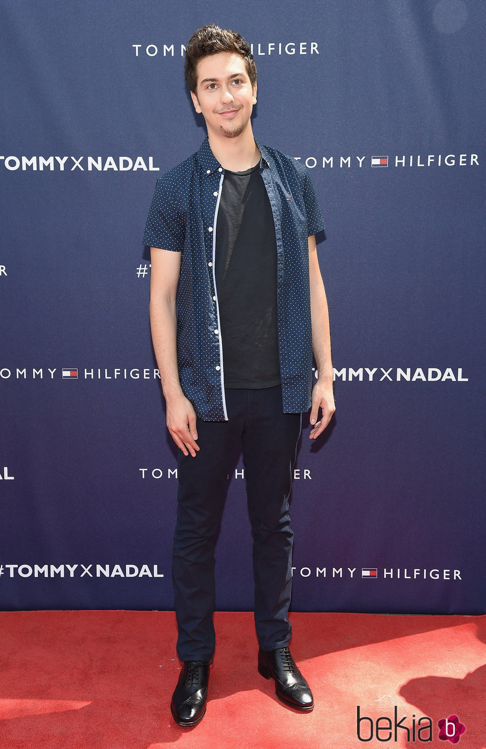 Nat Wolff en la presentación de Rafa Nadal como imagen de Tommy Hilfiger