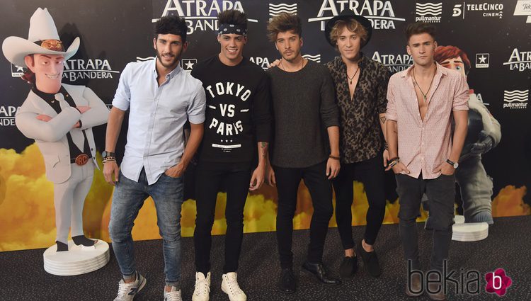 Auryn en el estreno de 'Atrapa la bandera' en Madrid