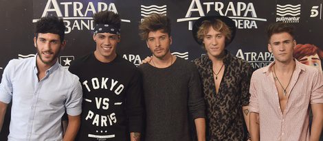 Auryn en el estreno de 'Atrapa la bandera' en Madrid