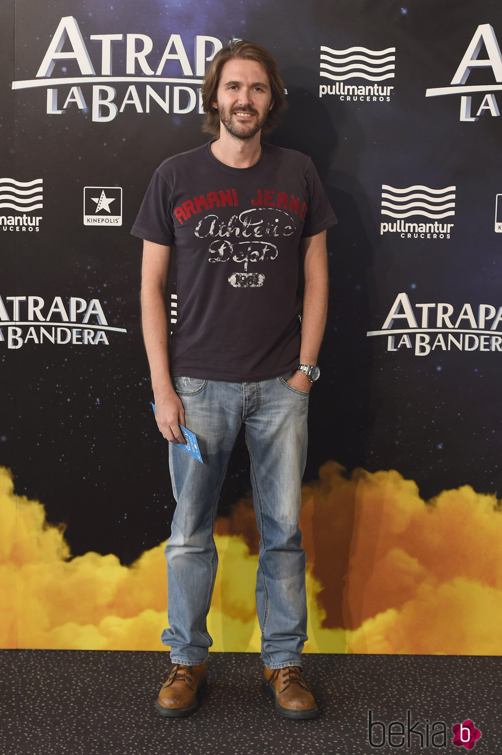 Manuel Velasco en el estreno de 'Atrapa la bandera' en Madrid