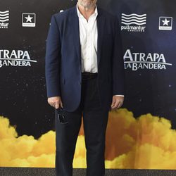 Antonio Resines en el estreno de 'Atrapa la bandera' en Madrid