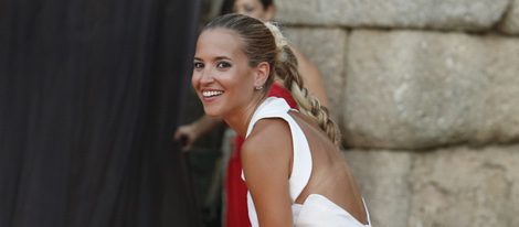 Ana Fernández luciendo sonrisa y bronceado en los Premios Ceres 2015