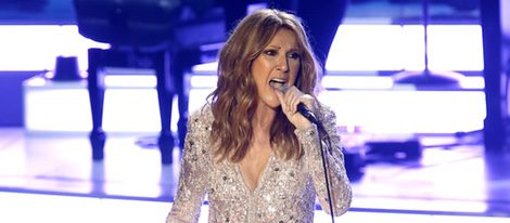 Céline Dion actuando en Las Vegas en su vuelta a los escenarios