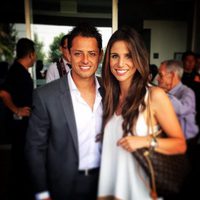 Javier 'Chicharito' Hernández y Lucía Villalón