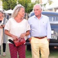 Ramon Calderón y su mujer también asistieron al torneo de polo en Sotogrande