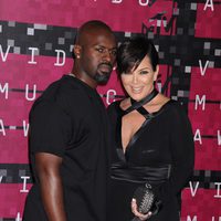 Kris Jenner y Corey Gamble en los Video Music Awards 2015