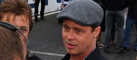 Brad Pitt en el Circuito de Silverstone