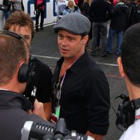 Brad Pitt en el Circuito de Silverstone