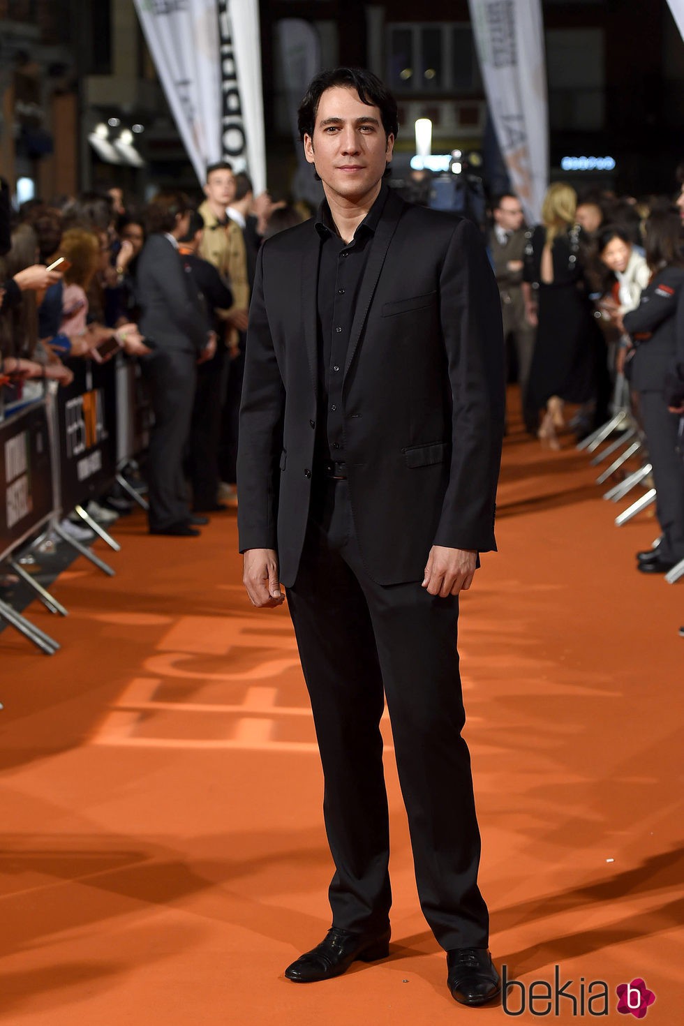 Alberto Ammann en el estreno de 'Apaches' en el FesTVal de Vitoria 2015