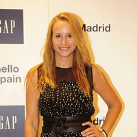 Mar Regueras en la inauguración de un espacio de la firma GAP