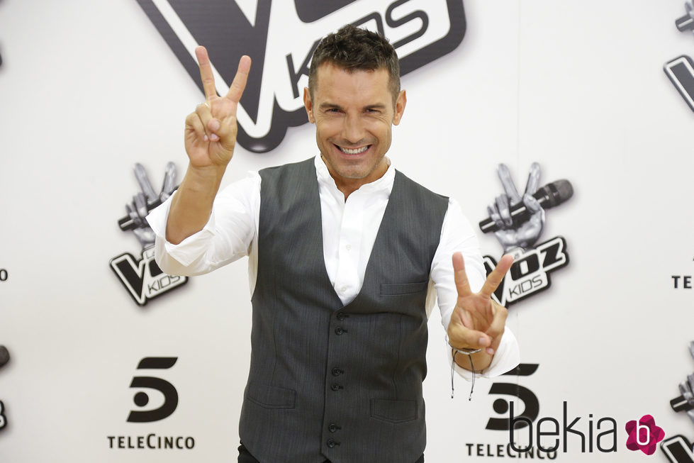 Jesús Vázquez en la presentación de la 'La Voz Kids 2'