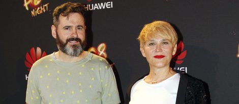 Antonia San Juan y Luis Miguel Seguí en una presentación de moda en Madrid